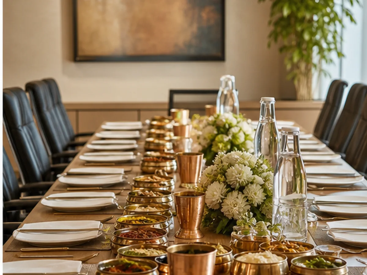 Corporate Lunch card on the Royal Feast Catering booking experience by Trootlabs.