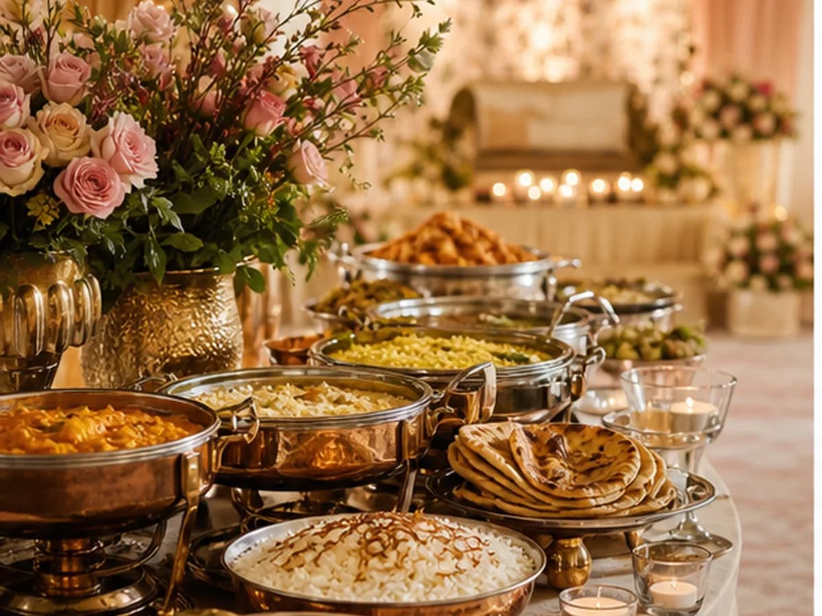 Wedding Catering card on the Royal Feast Catering booking experience by Trootlabs.