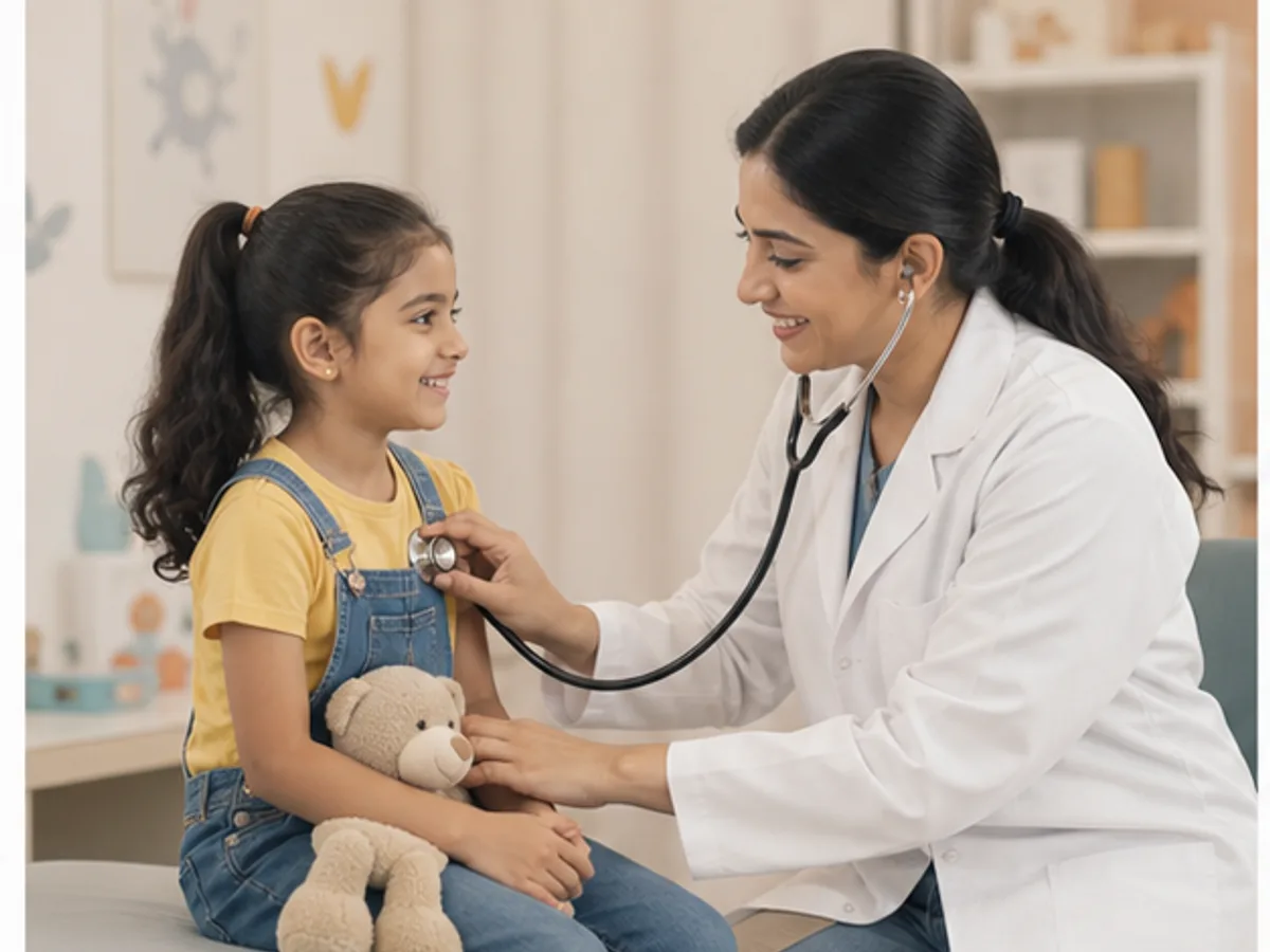 Child Wellness Check card on the Harbor Family Clinic booking experience by Trootlabs.