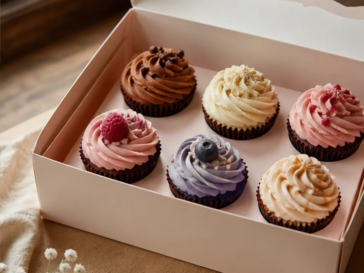 Cupcake Box card on the Oven and Whisk Studio ordering experience by Trootlabs.