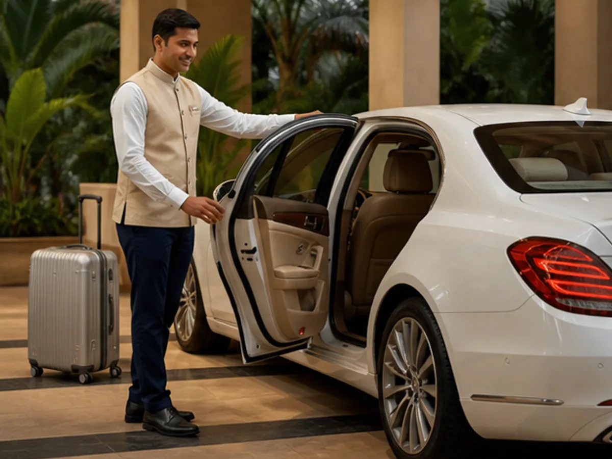 Airport Pickup add-on card on the Sea Breeze Stay booking experience by Trootlabs.