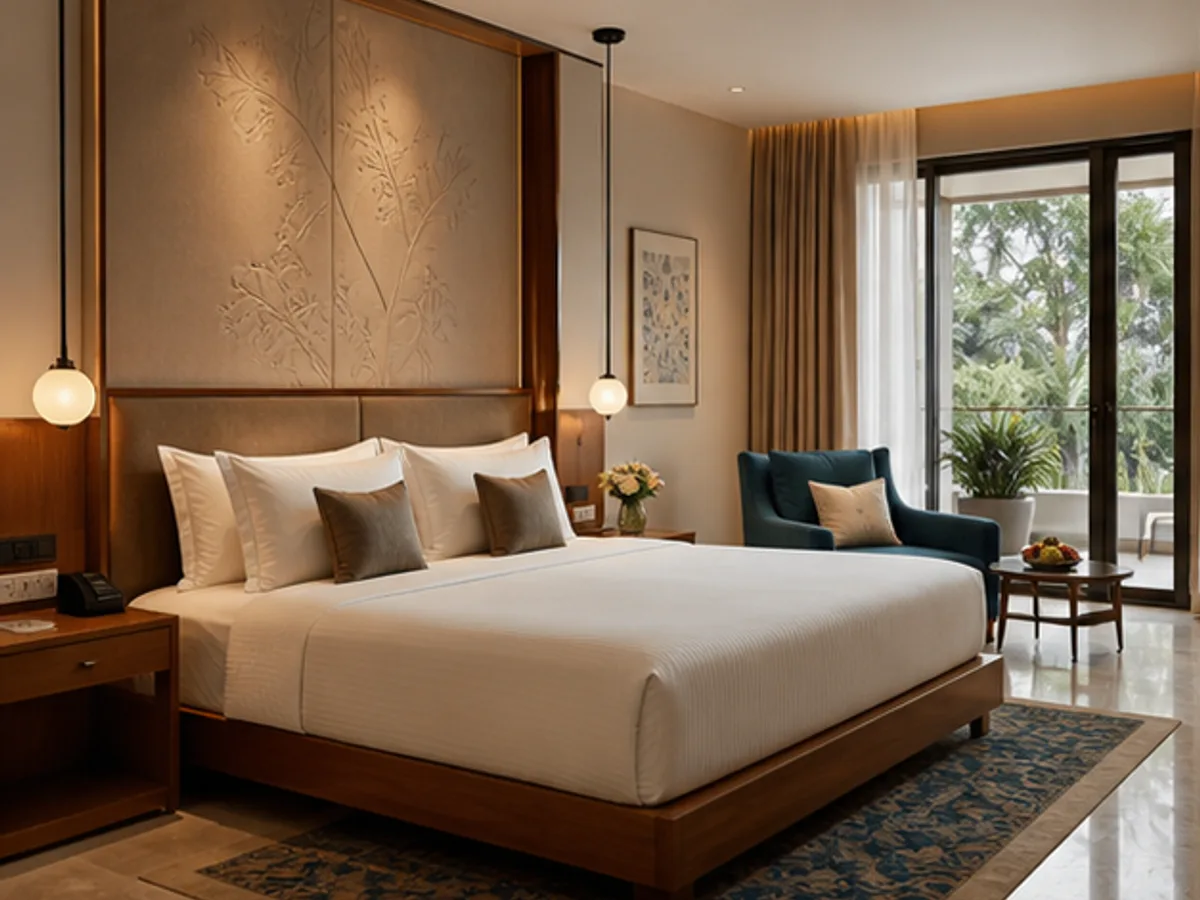 Deluxe King Room card on the Sea Breeze Stay booking experience by Trootlabs.